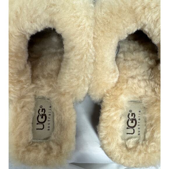 UGG Australia Black Kalie Leather and Sheepskin Lined Clog, Size 7, Women's - Picture 7 of 13